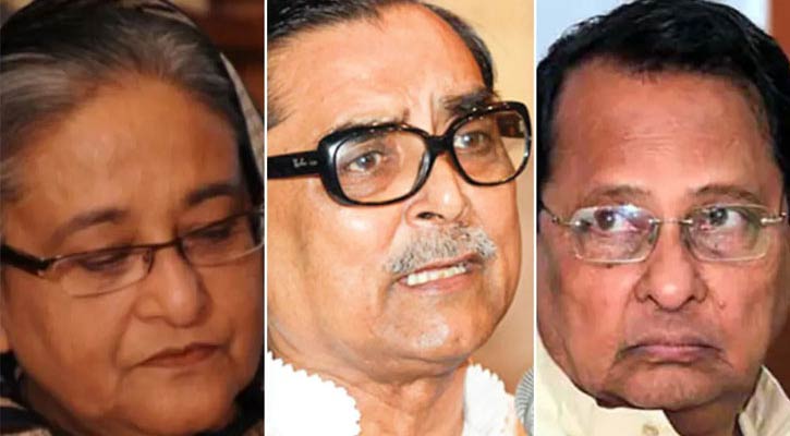 হাসিনা-ইনু-মেননের বিরুদ্ধে ট্রাইব্যুনালে গণহত্যার অভিযোগ