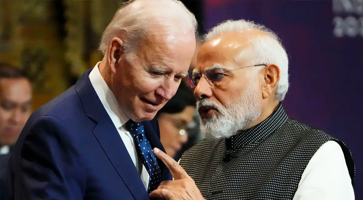 বাংলাদেশ পরিস্থিতি নিয়ে মোদি-বাইডেন আলোচনা