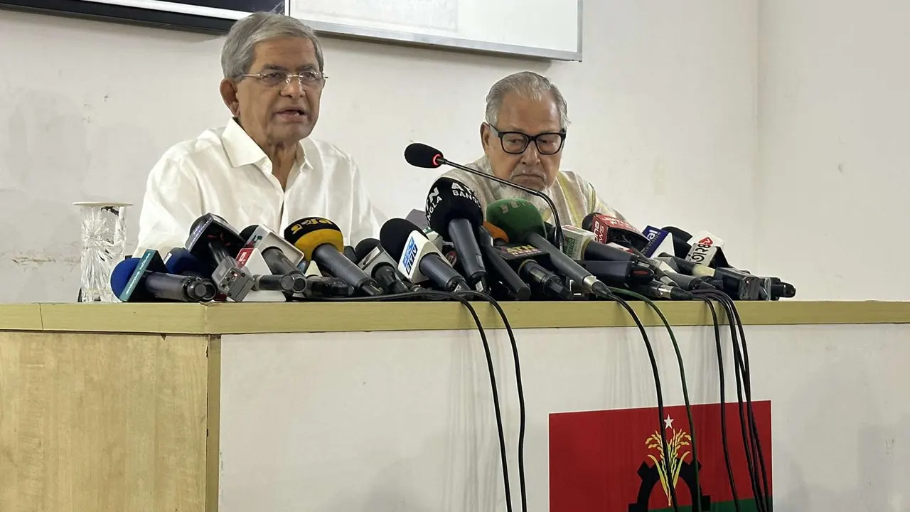 দ্রুত রাজনৈতিক দলের সঙ্গে সংলাপের আহ্বান মির্জা ফখরুলের