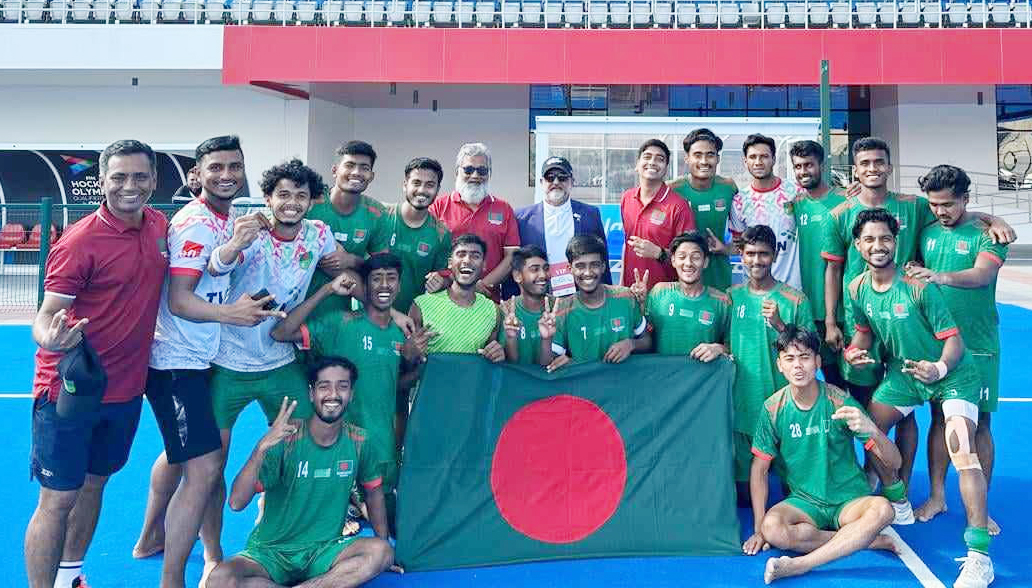 ইতিহাস গড়ে যুব হকি বিশ্বকাপে বাংলাদেশ
