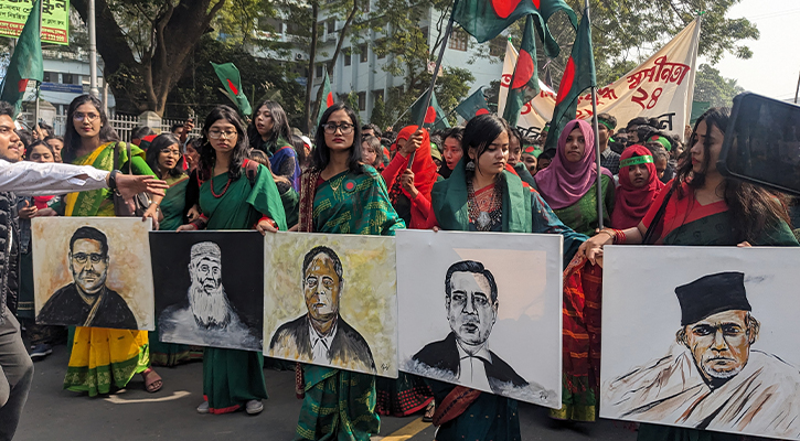 বৈষম্যবিরোধী ছাত্র আন্দোলনের বিজয় র‍্যালি