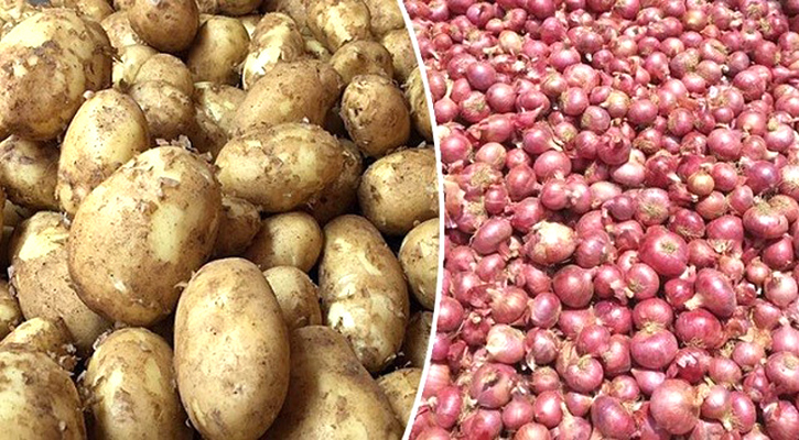 কমেছে আলু ও পেঁয়াজের দাম