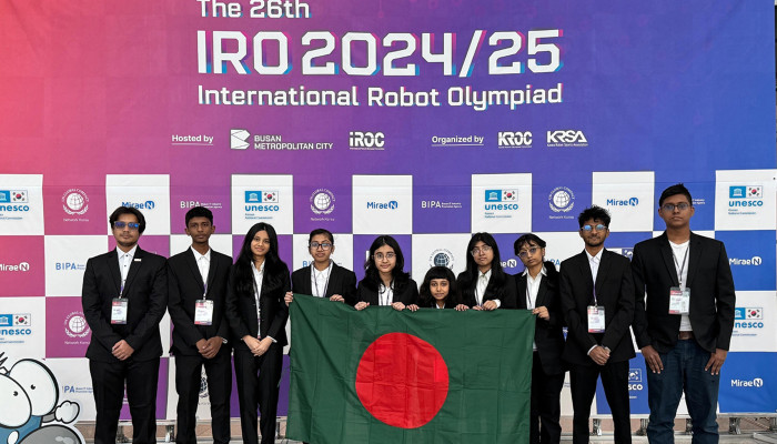 আন্তর্জাতিক রোবট অলিম্পিয়াডে বাংলাদেশ দলের ১০ পদক