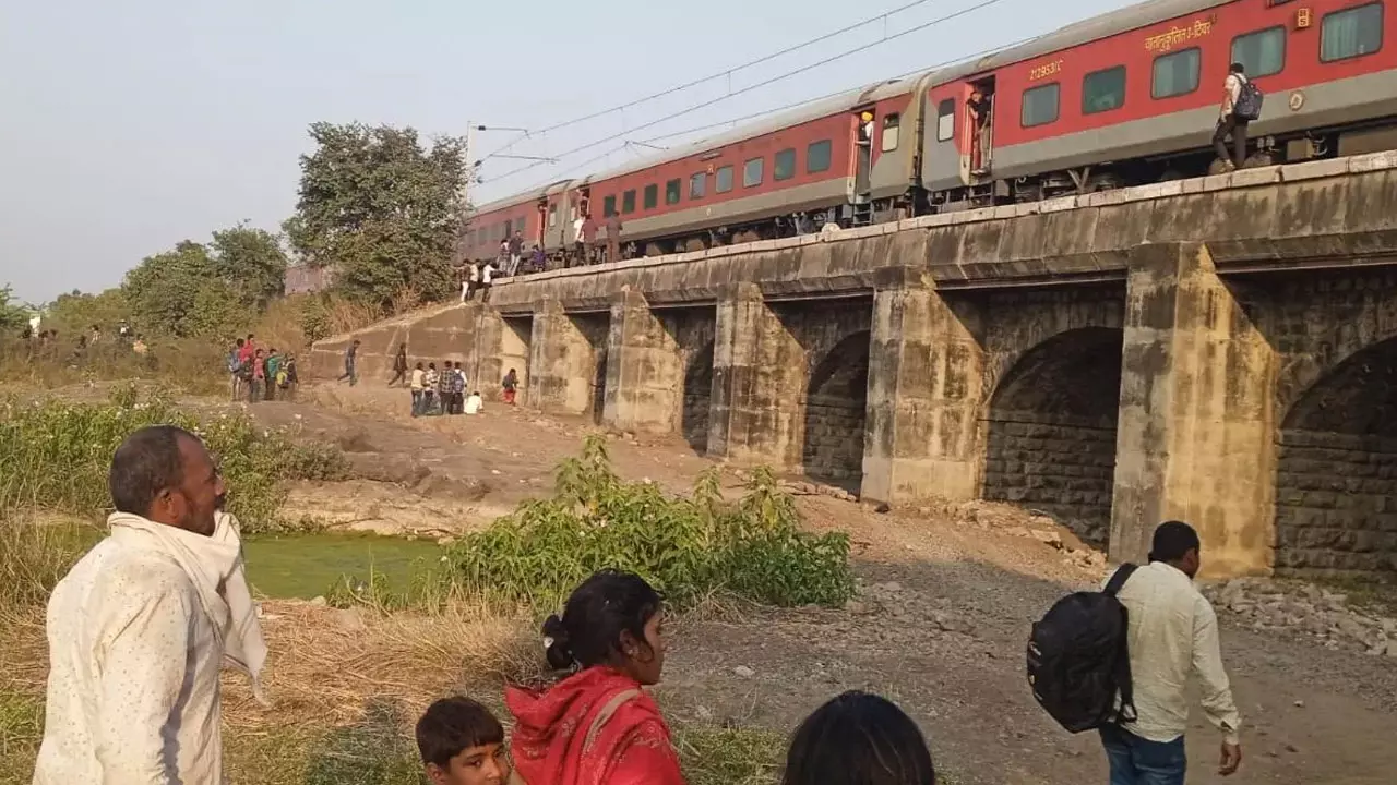 আগুনের গুজবে যাত্রীদের ঝাঁপ, কাটা পড়ে নিহত ১২