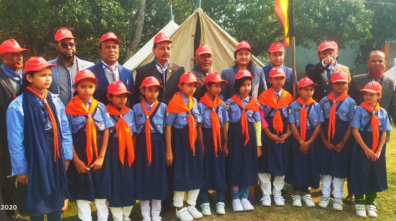 দুর্গাপুরে কাব ক্যাম্পুরীর উদ্বোধন