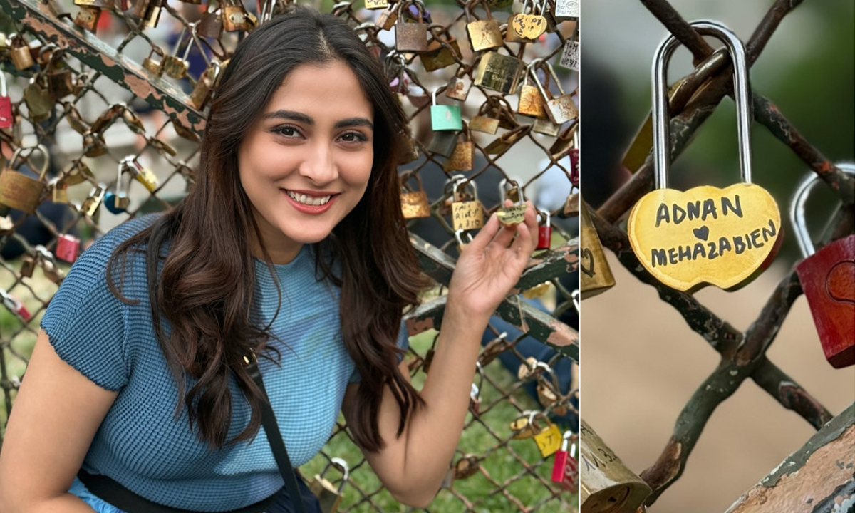 স্বামীর নামে ‘প্রেম তালা’ লাগালেন মেহজাবীন