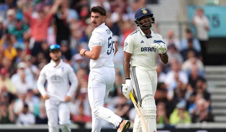 ওভালের প্রথম দিনে টালমাটাল ভারত