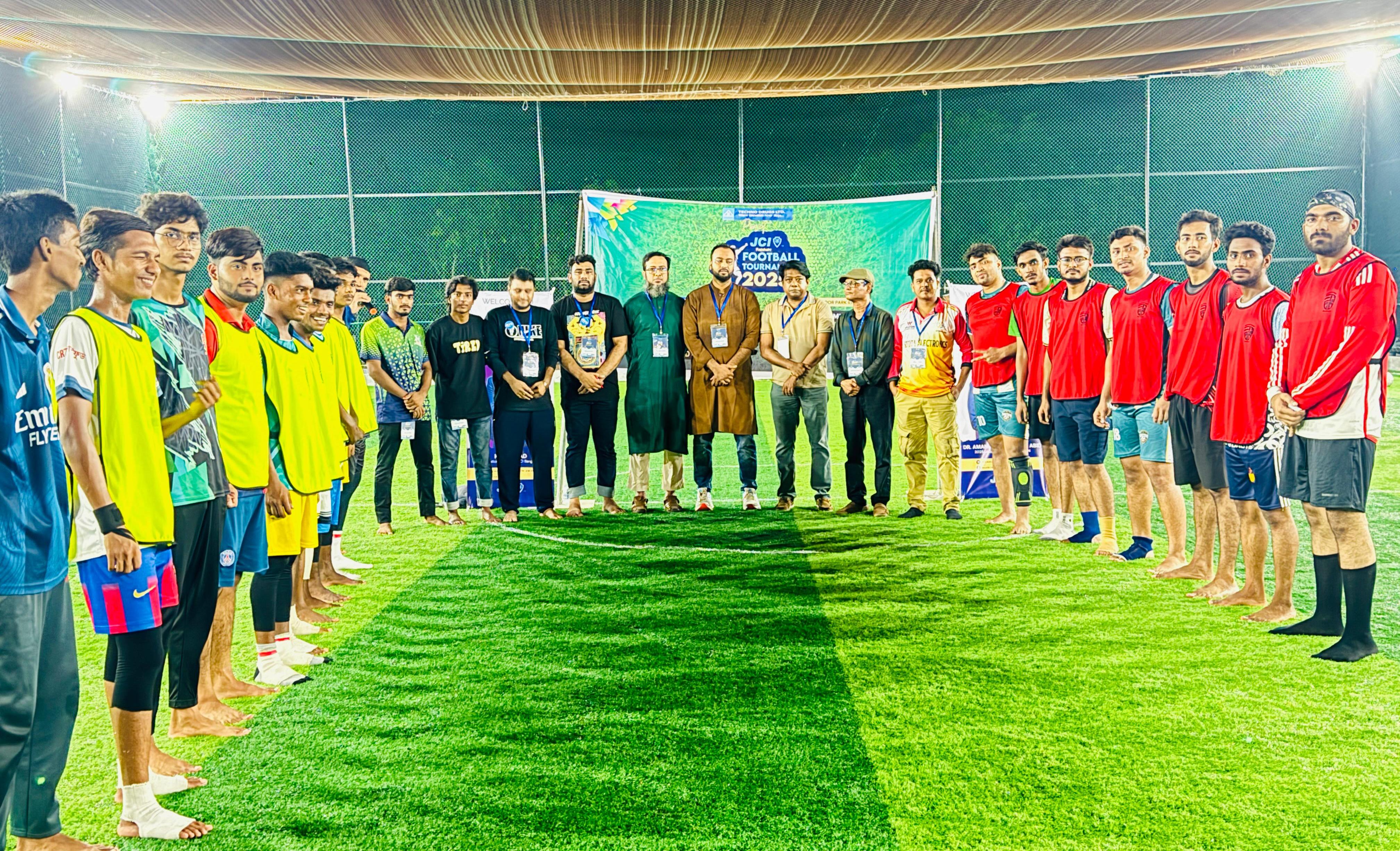 রাজশাহীতে জেসিআই ইনডোর  ফুটবল টুর্নামেন্ট শুরু
