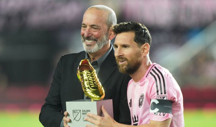 মেসির জোড়া গোলে নাশভিলকে হারিয়ে মায়ামির দারুণ সূচনা