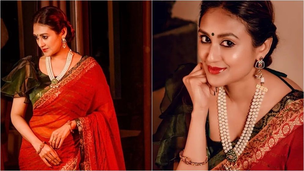 লাল শাড়িতে স্নিগ্ধতা ছড়ালেন কুসুম শিকদার Advertisement