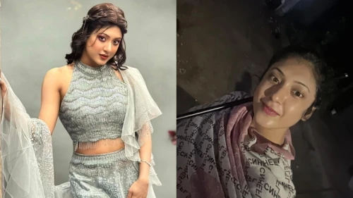 ডাকাত ঠেকাতে রাতের রাস্তায় নায়িকা