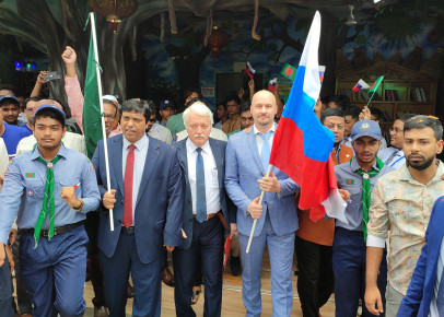পাবনায় বর্ণাঢ্য আয়োজনে রাশিয়ান জাতীয় পতাকা দিবস উদযাপন
