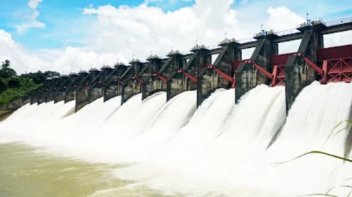 খুলে দেওয়া হয়েছে কাপ্তাই বাঁধের ১৬ গেট