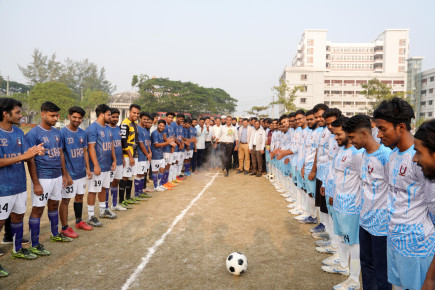 শহীদ নিলয়ের স্মরণে পাবিপ্রবিতে আন্তঃবিভাগ ফুটবল টুর্নামেন্ট শুরু
