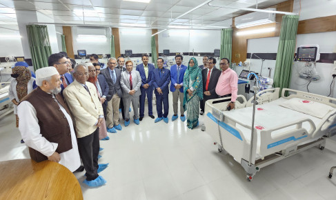 রাজশাহীর হার্ট ফাউন্ডেশন হাসপাতালে চালু হলো আইসিইউ সেবা