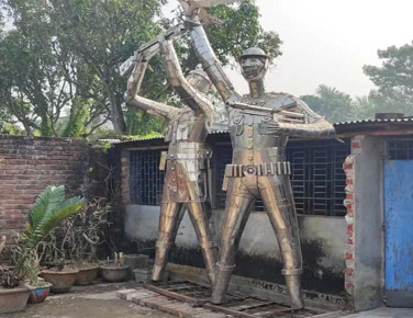 রাজশাহীর সেই ভাস্কর্য যাবে এবার  কুড়িগ্রামের ‘উত্তরবঙ্গ জাদুঘরে’