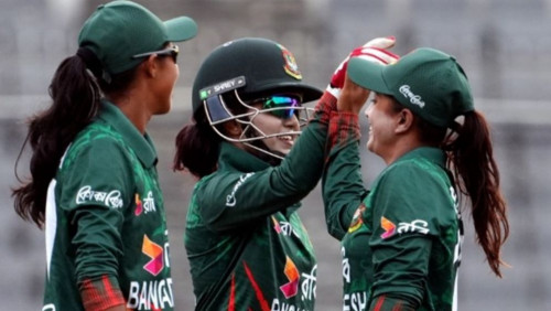 এক ম্যাচ হাতে রেখেই সিরিজ জিতল বাংলাদেশের মেয়েরা