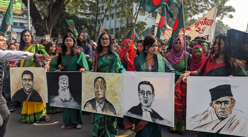 বৈষম্যবিরোধী ছাত্র আন্দোলনের বিজয় র‍্যালি