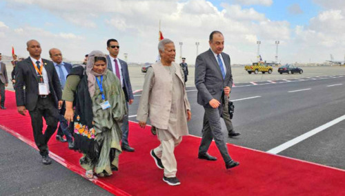 কায়রো পৌঁছেছেন ড. ইউনূস