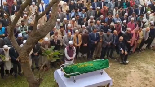 উপদেষ্টা হাসান আরিফের দ্বিতীয় জানাজা অনুষ্ঠিত