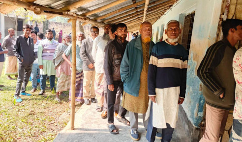 বাগমারায় পৌর বিএনপির নেতা নির্বাচনে ভোটের অয়োজন