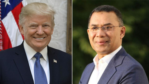 তারেক রহমানকে ডোনাল্ড ট্রাম্পের আমন্ত্রণ