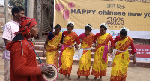 রাজশাহীতে নেচে-গেয়ে  চায়না নববর্ষ উদযাপন