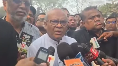 ফ্যাসিবাদের বিরুদ্ধে আন্দোলনে অনুপ্রেরণা জুগিয়েছে একুশের চেতনা : রিজভী