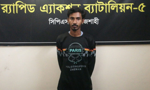 বাগমারায় অপহৃত স্কুলছাত্রী উদ্ধার, অপহরণকারী গ্রেফতার