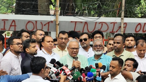 অন্তর্বর্তী সরকারকে ডানে-বামে তাকিয়ে দেশ শাসন করতে বললেন রিজভী