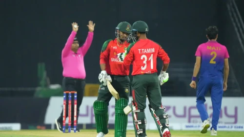 আরব আমিরাতকে ২০৬ রানের লক্ষ্য দিল বাংলাদেশ