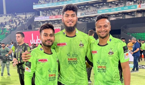 দাপুটে জয়ে চ্যাম্পিয়ন রিশাদ-সাকিবদের লাহোর