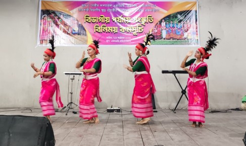 ক্ষুদ্র নৃ-গোষ্ঠীর নৃত্য-গানে রাজশাহীতে শুরু ‘সংস্কৃতি বিনিময় কর্মসূচি’