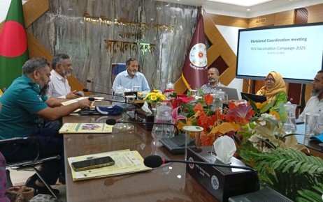 টাইফয়েড টিকাদানে সারাদেশে এগিয়ে রাজশাহী বিভাগ