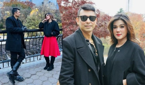 নিউ ইয়র্কের সেন্ট্রাল পার্কে জায়েদ–মাহি!