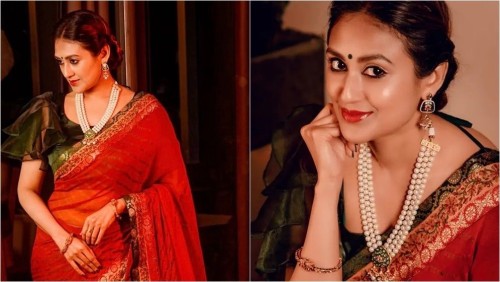 লাল শাড়িতে স্নিগ্ধতা ছড়ালেন কুসুম শিকদার Advertisement