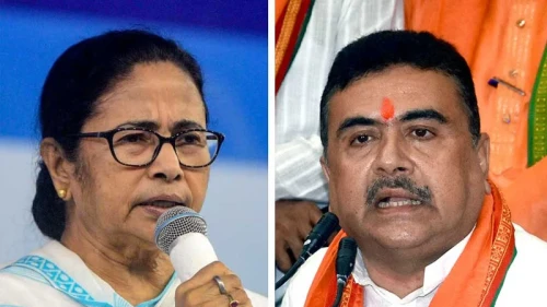 পশ্চিমবঙ্গে ১৯৯ আসনে এগিয়ে বিজেপি, ৮৮টিতে তৃণমূল কংগ্রেস