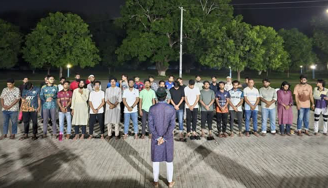 রাবিতে বিশ্ববিদ্যালয় শিক্ষার্থী পারভেজের গায়েবানা জানাজা অনুষ্ঠিত
