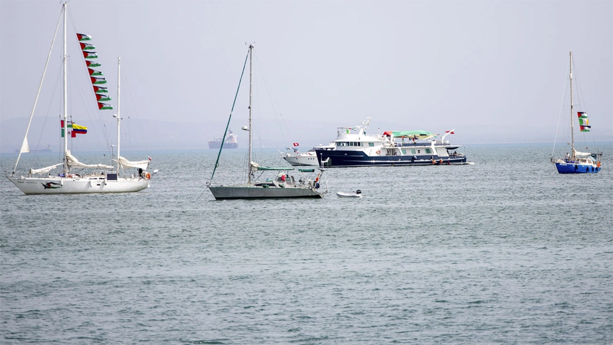 গাজার পথে ফ্লোটিলার নতুন নৌবহর