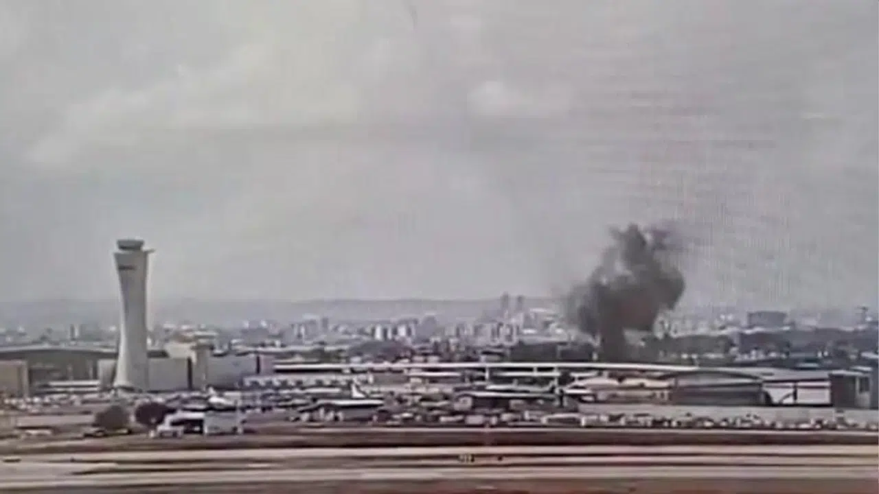 ইসরায়েলের প্রধান আন্তর্জাতিক বিমানবন্দরে ভয়াবহ হামলা