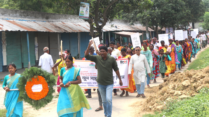 ঐতিহাসিক সান্তাল হুল দিবস উদযাপিত