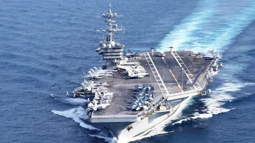 যুদ্ধবিমান ও রণতরী নিয়ে যুক্তরাষ্ট্রসহ তিন দেশের যৌথ মহড়া