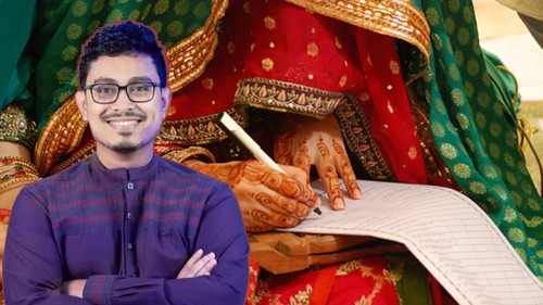 বিয়ের পিঁড়িতে ডাকসু ভিপি সাদিক কায়েম, পাত্রী কে?