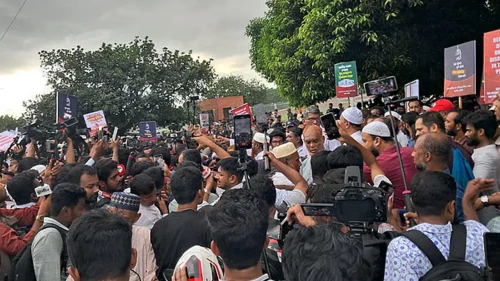 সংসদ অভিমুখে জামায়াত জোটের পদযাত্রা