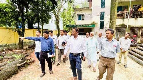 বিএমডিএ’র সেচ ব্যবস্থাপনা পরিদর্শন করলেন নির্বাহী পরিচালক